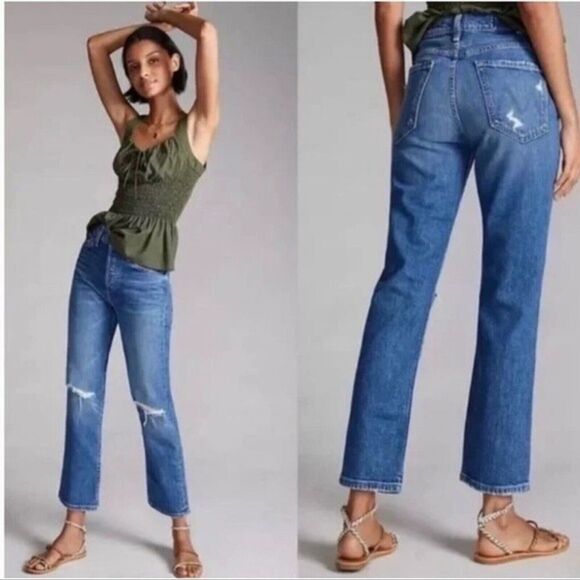 Revolve Mother Superior The Tomcat Playing With Scissors Straight Womens 32 $248 - Picture 1 of 15